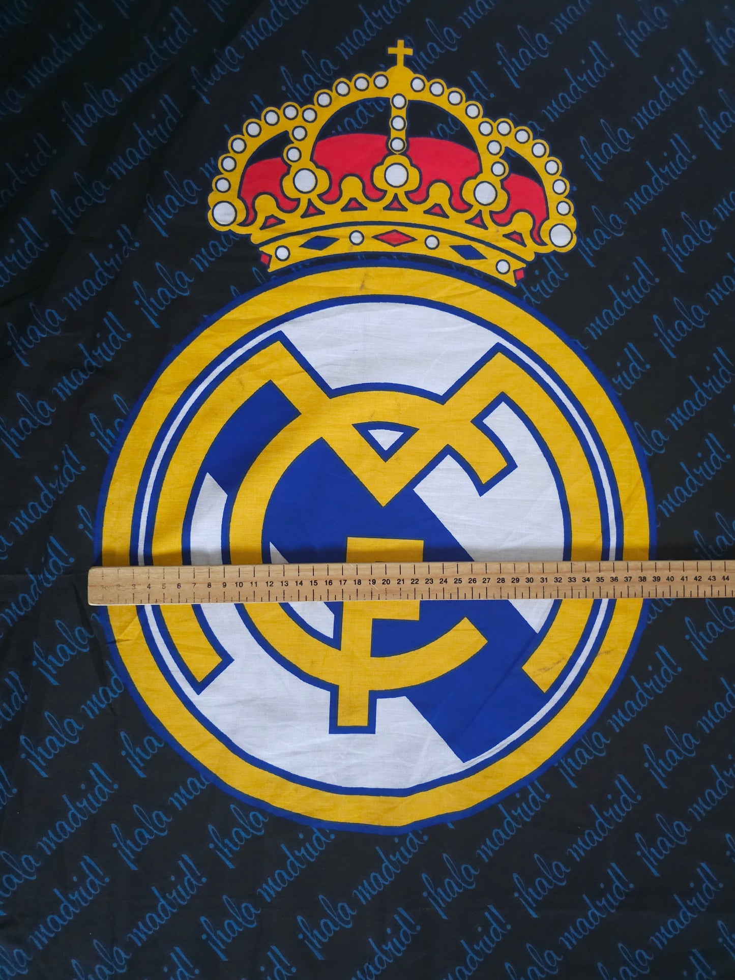 Real Madrid FC 100% Cotton Football Fabric *DEFECTED*