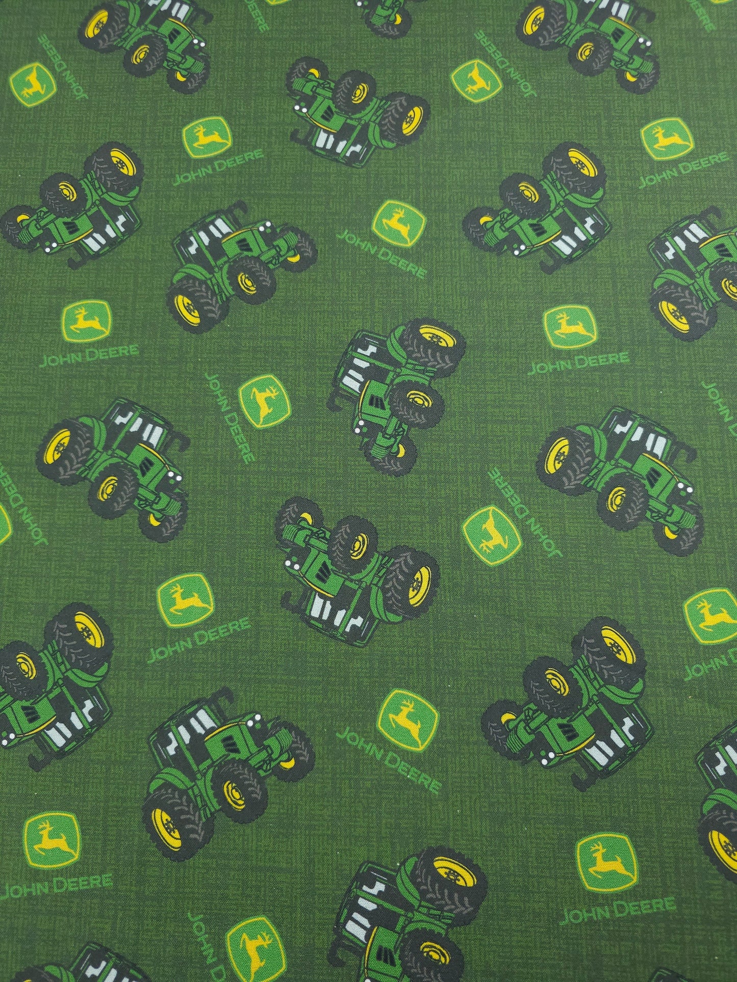 Dark Green John Deere 100% Cotton