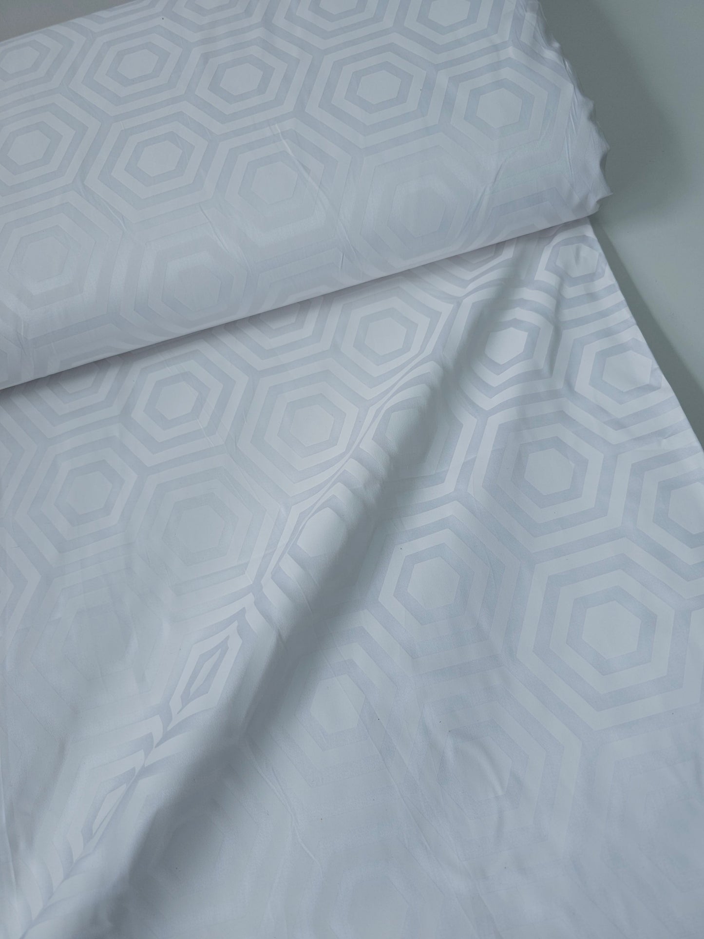 White Hexy Cotton Sateen 108" - Tula Pink (Various Sizes)