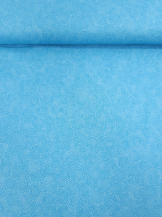Sky Blue Mini Petal Fusion 100% Cotton 102" - Robert Kaufman *EXTRA WIDE*