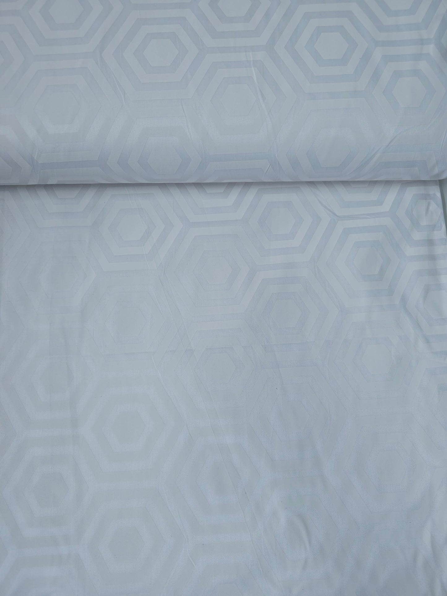 White Hexy Cotton Sateen 108" - Tula Pink (Various Sizes)