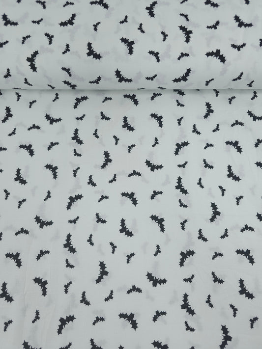 White/Black Bats 100% Cotton