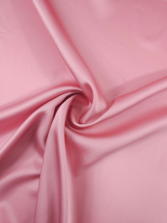 Powder Pink Matte Satin