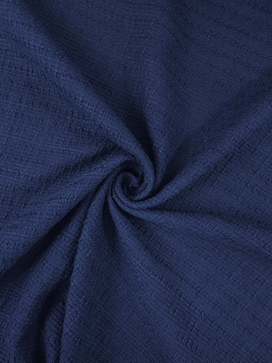 Navy Blue Boucle