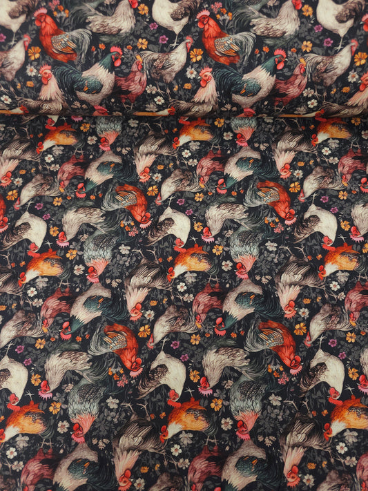 Rooster Field 100% Cotton