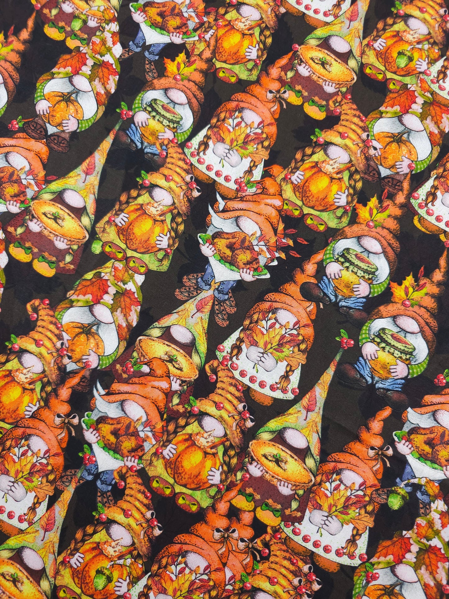 Autumn Gnomes 100% Cotton - Joann
