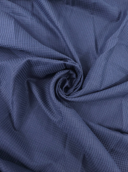 Hale Navy Soft Waffle Cotton