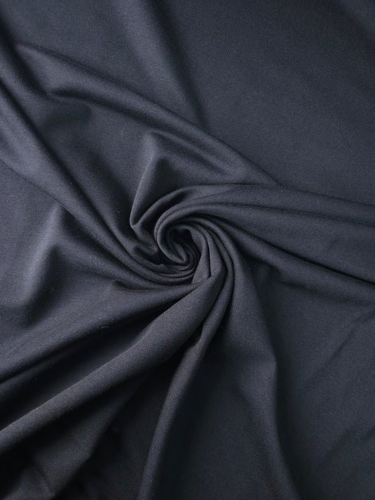 Black Modal Viscose Jersey