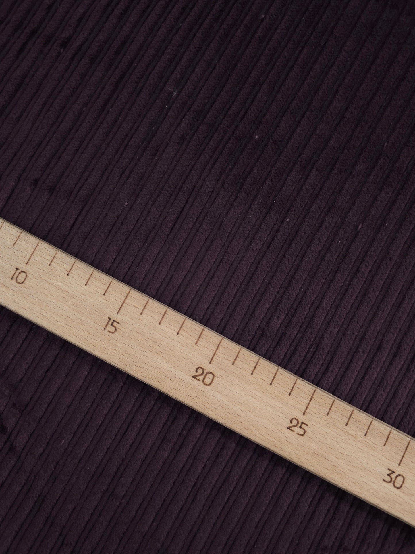 Deep Plum Purple Corduroy