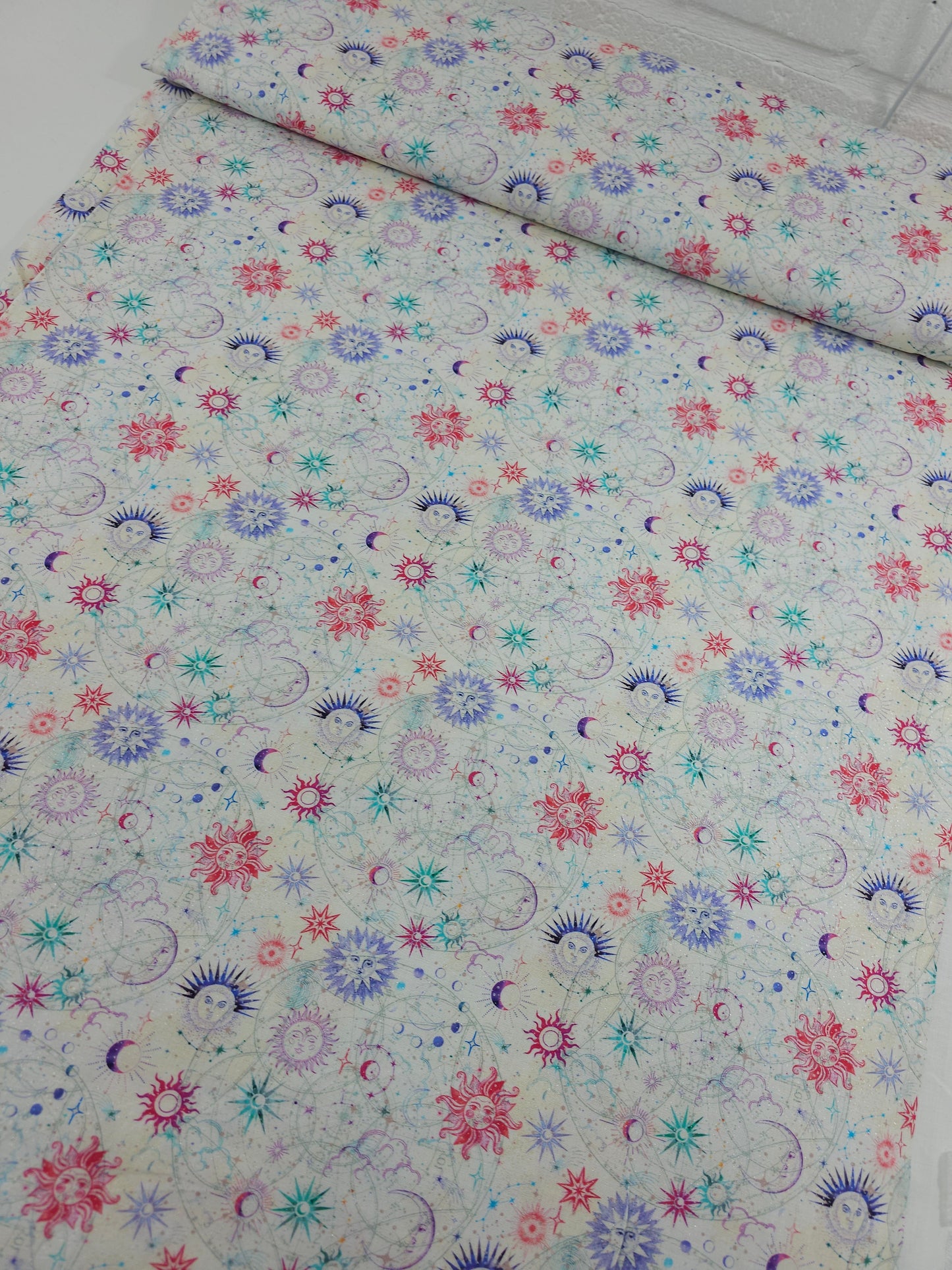 Ivory Celestial Skies 100% Cotton - Benartex