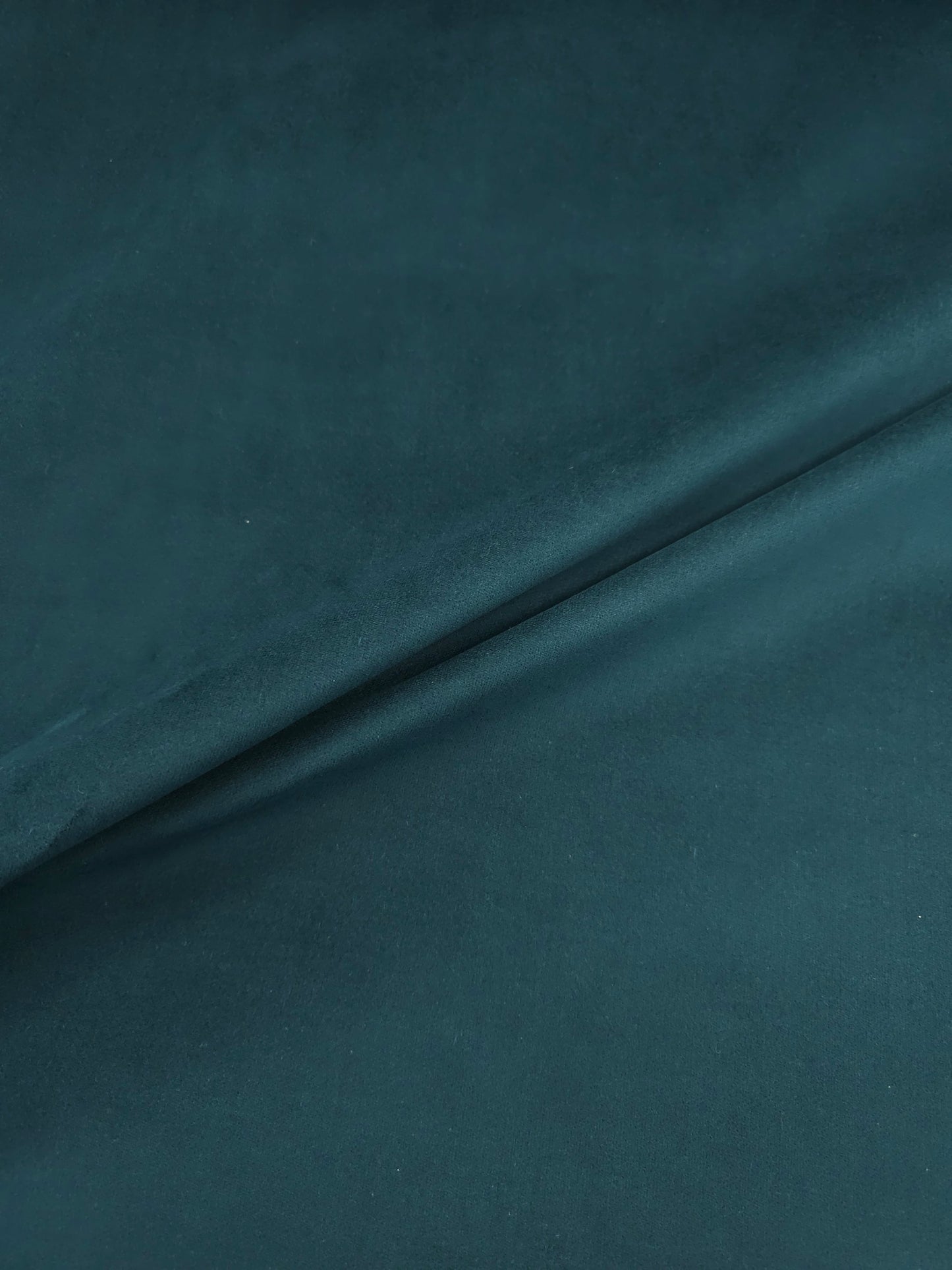 Deep Teal Cotton Velvet