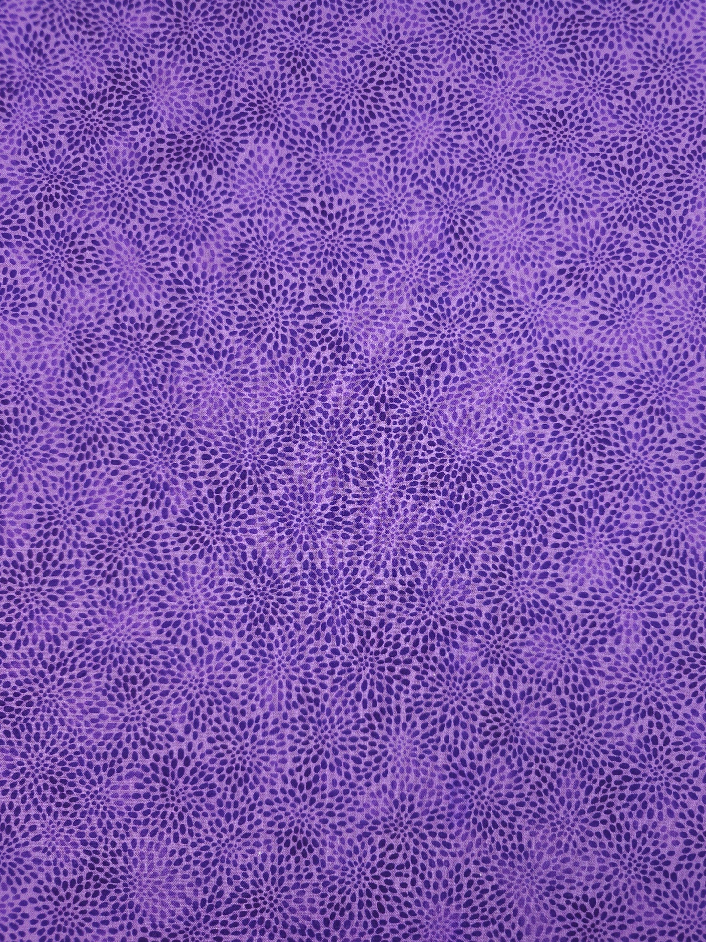 Purple Mini Petal Fusion 100% Cotton 106" - Robert Kaufman *EXTRA WIDE*