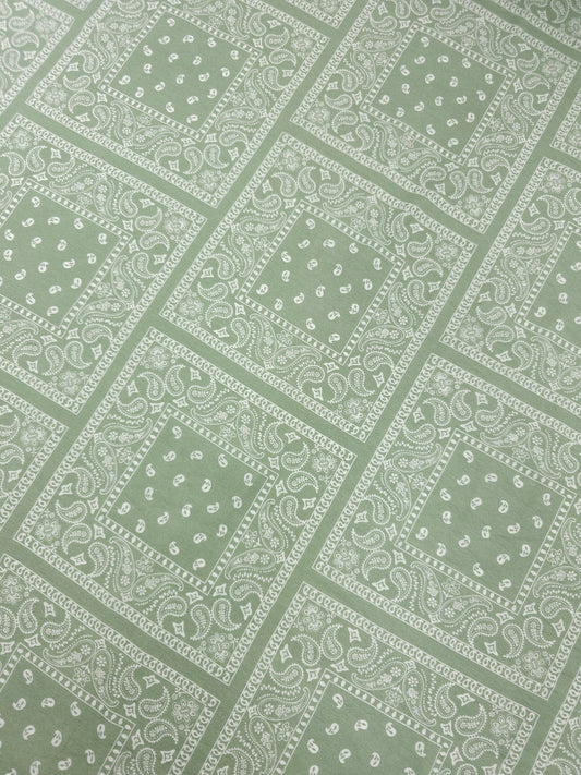 Sage Bandana Square Modal Viscose