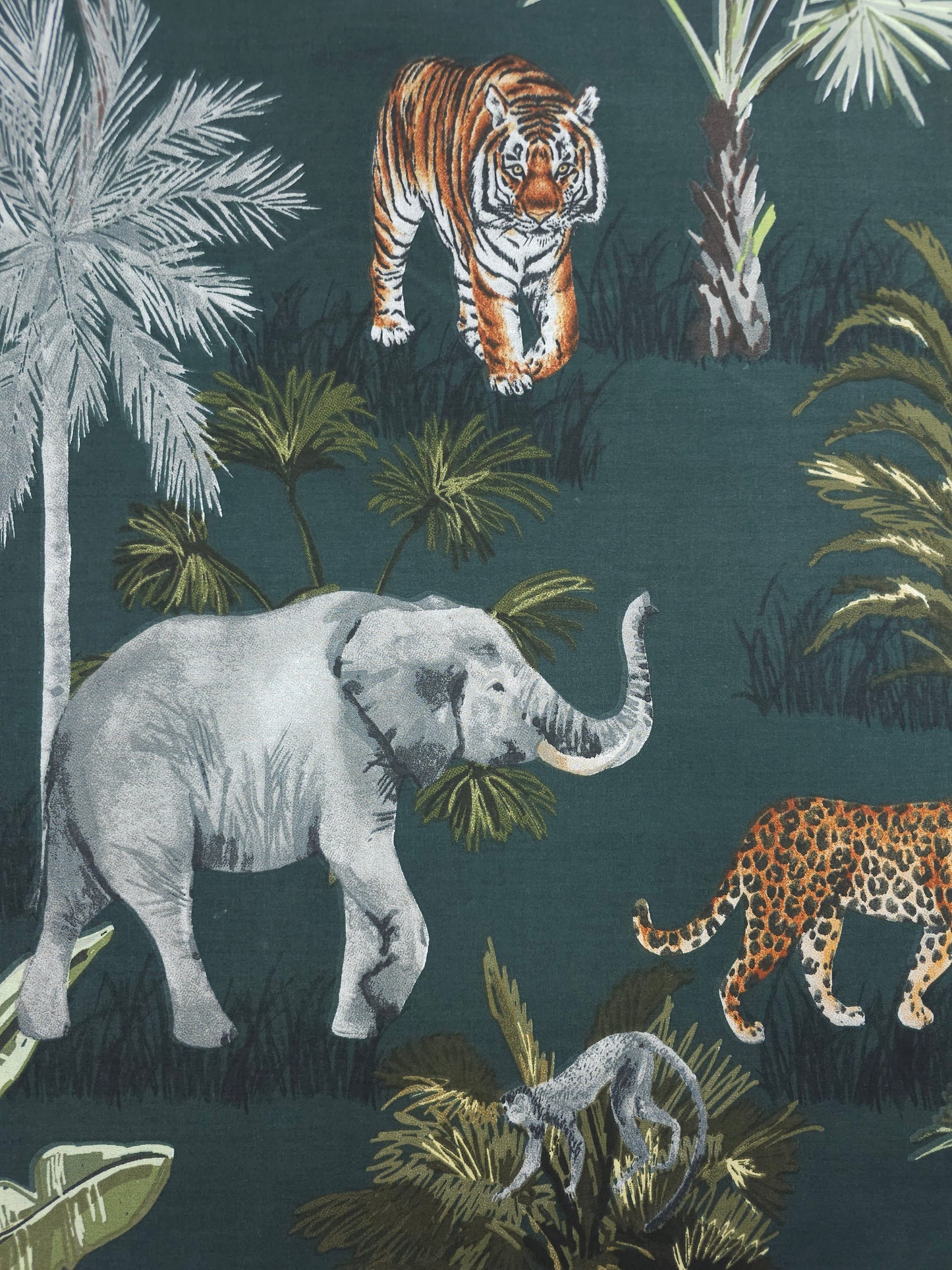 Safari Animal Palm 100% Cotton 90" *EXTRA WIDE*