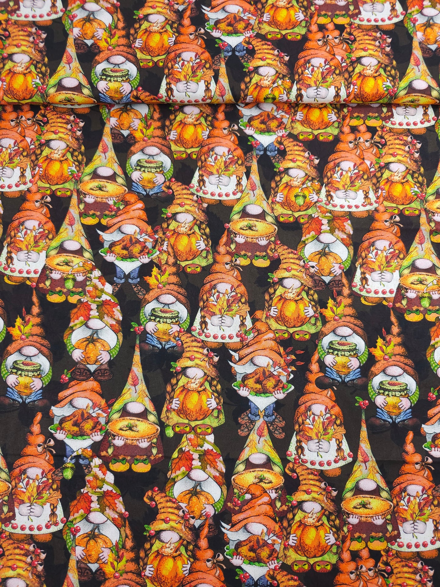 Autumn Gnomes 100% Cotton - Joann