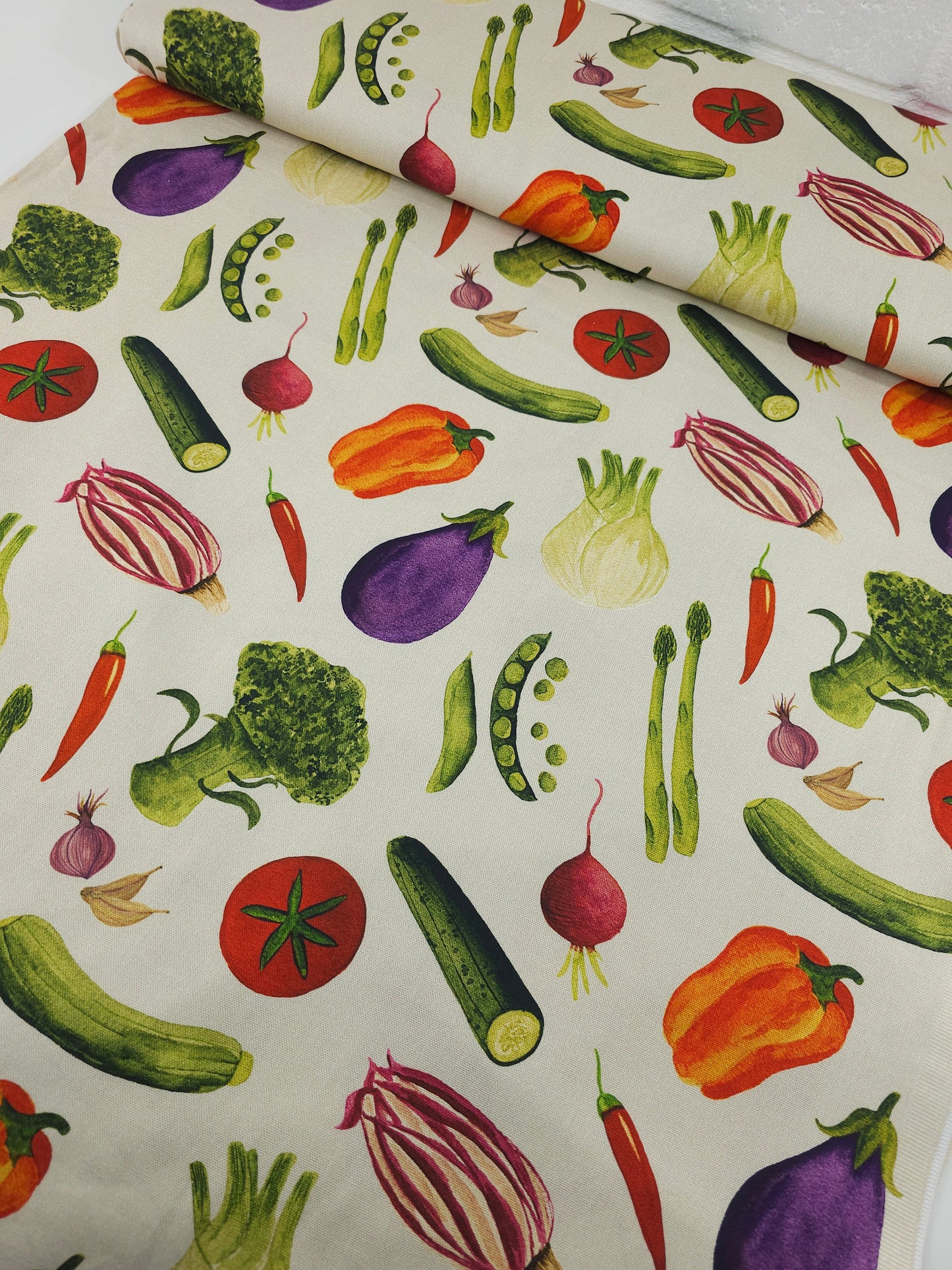 Vegetable Patch Lightweight Canvas Cotton