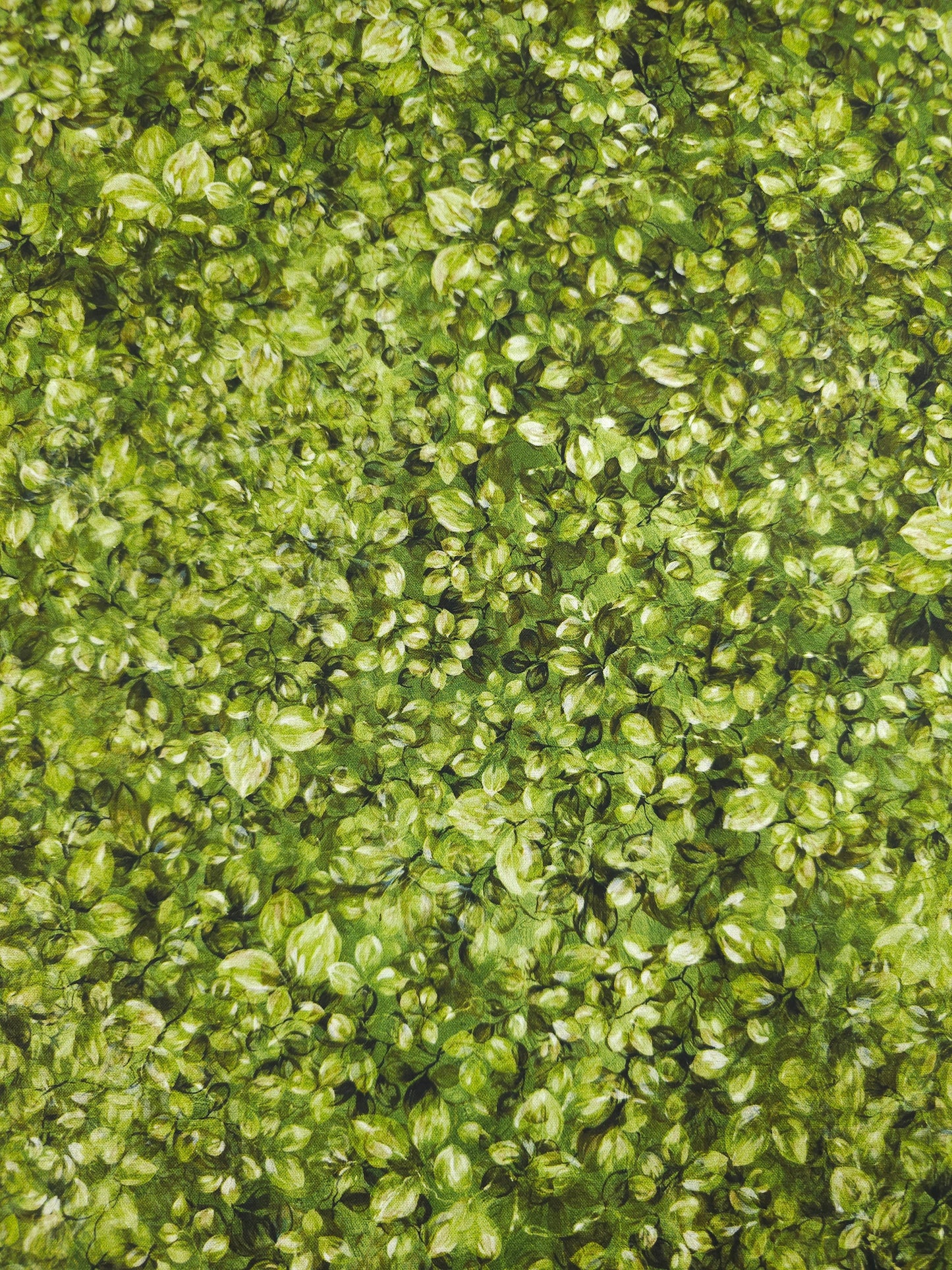 Olive Floral Fantasy 100% Cotton