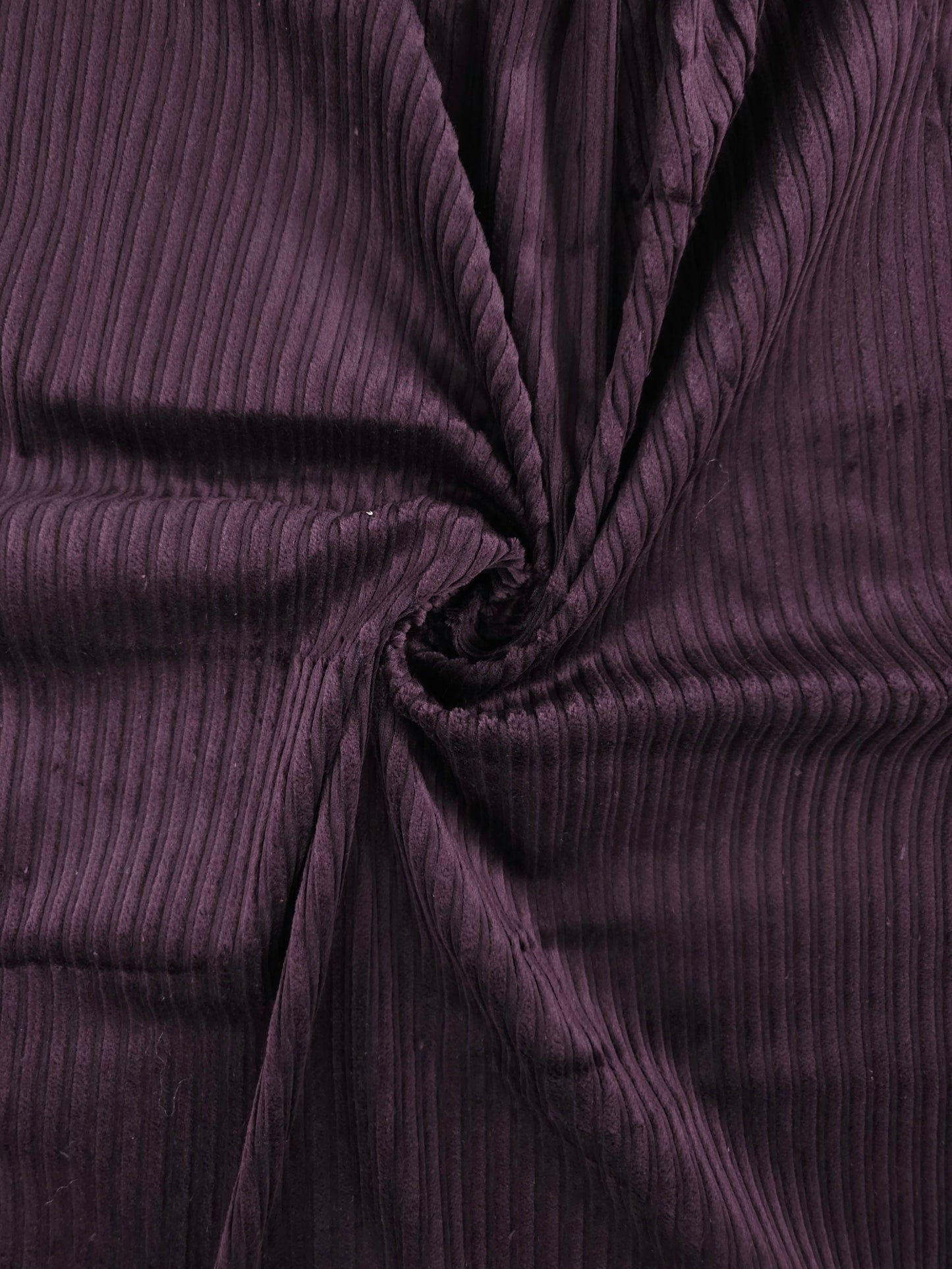 Deep Plum Purple Corduroy