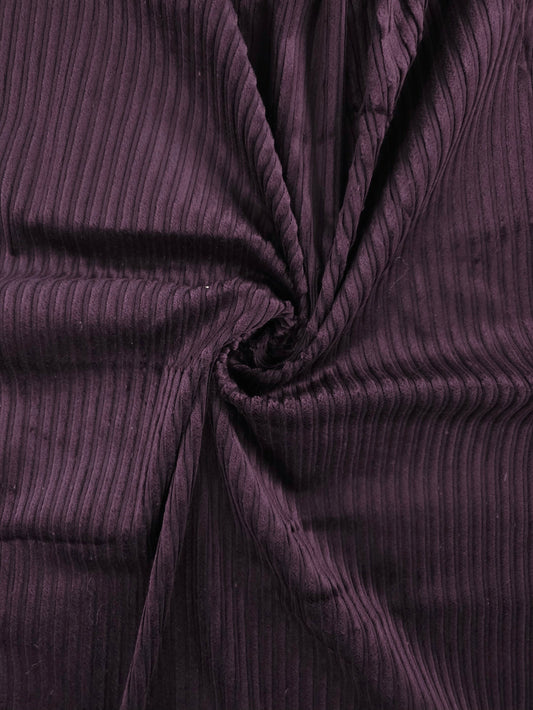 Deep Plum Purple Corduroy