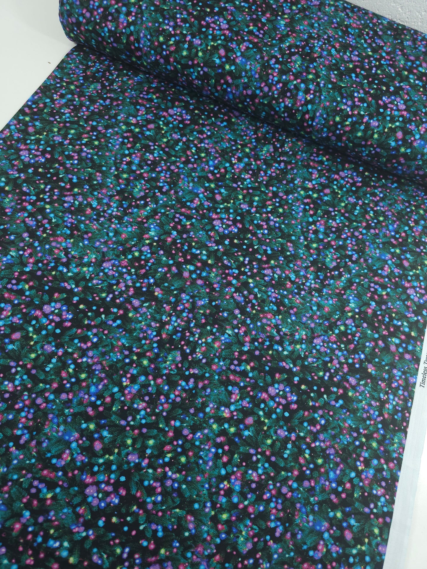 Christmas Tree Lights 100% Cotton