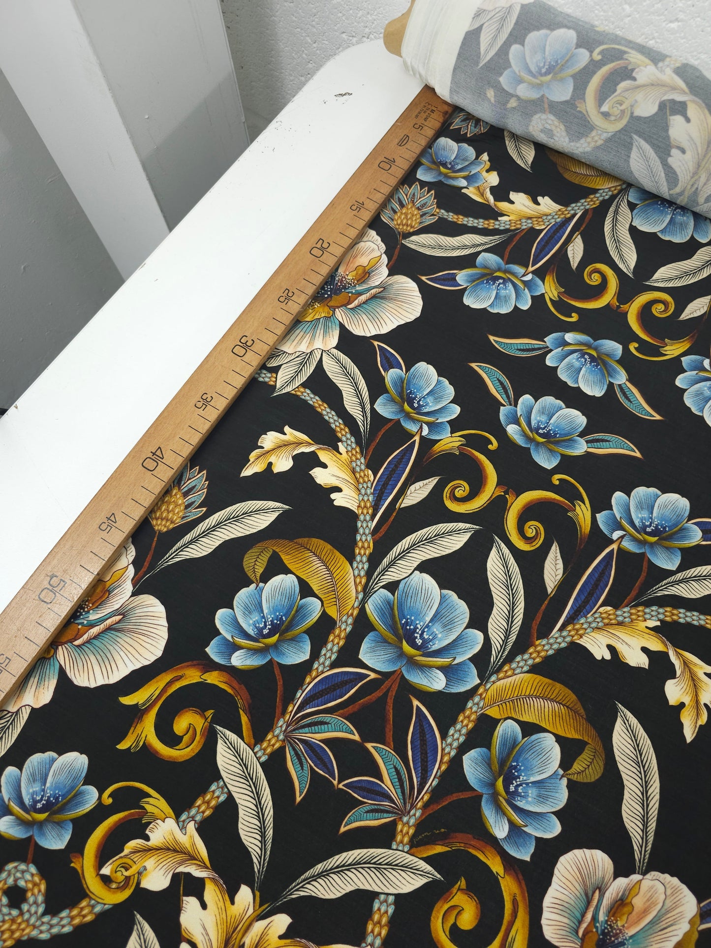 Majestic Bird Floral Slinky Rayon Jersey *FARM RIO*