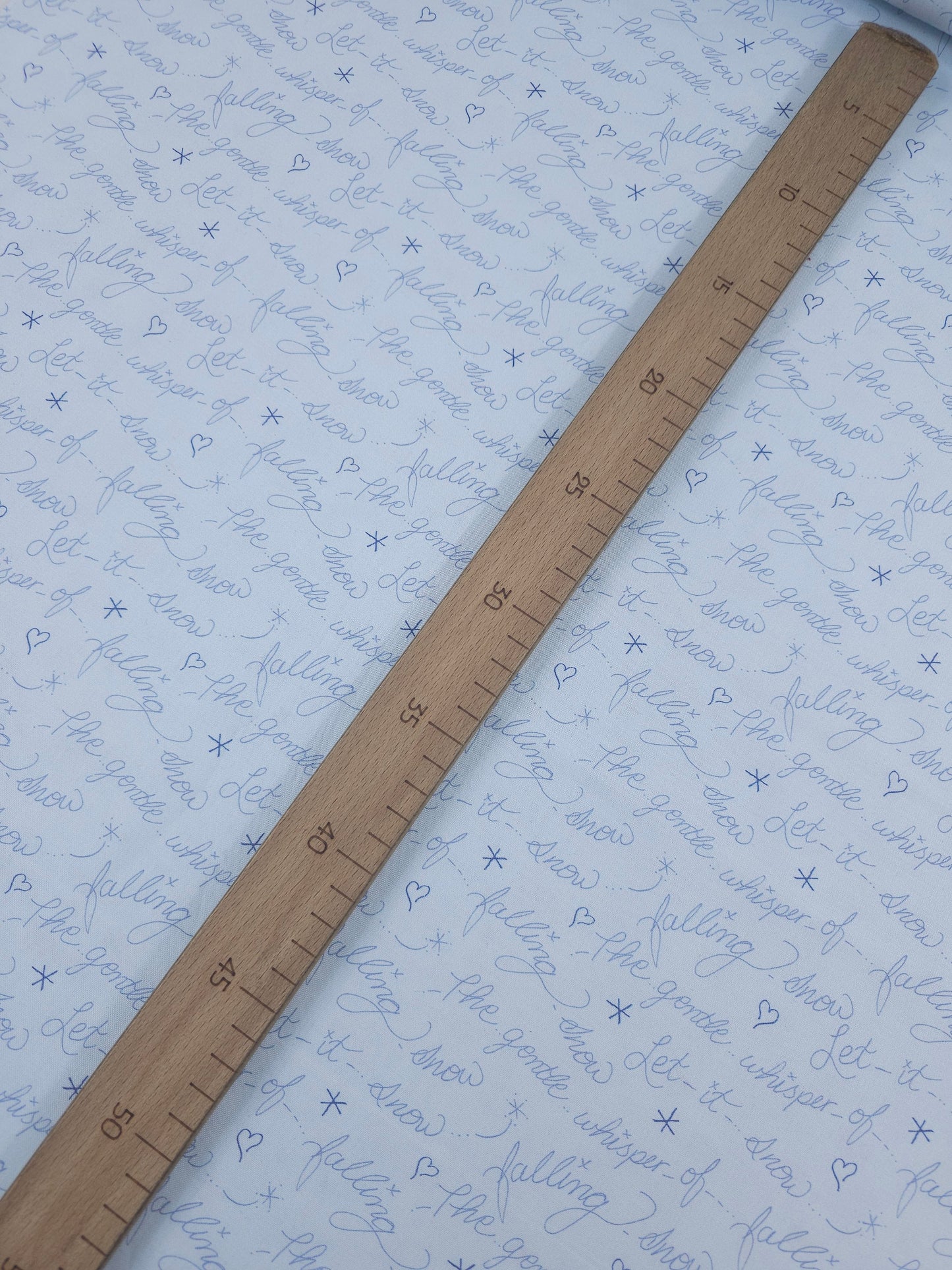 Let It Snow Gentle Whisper 100% Cotton