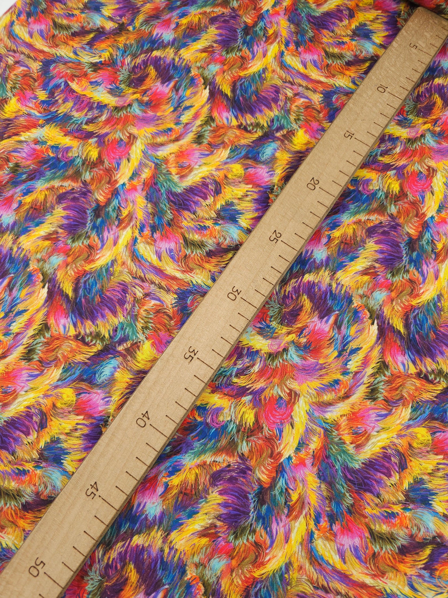 Multicolour Abstract Rio Feather 100% Cotton
