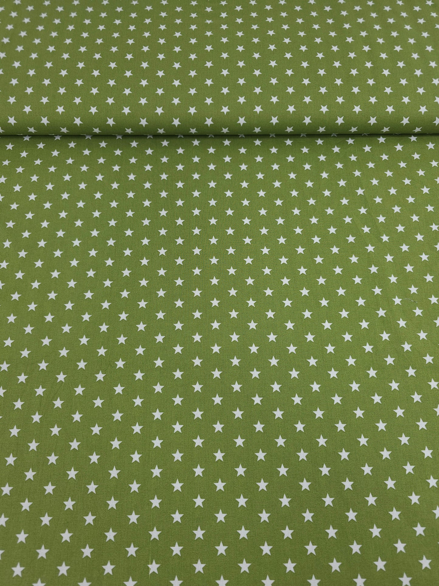 Deep Lime Petit Stars 100% Cotton 57”