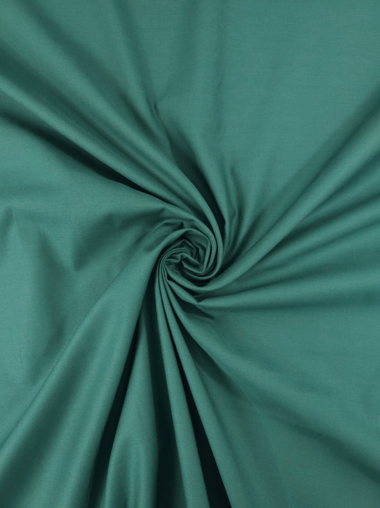 Pine Green Cotton Poplin