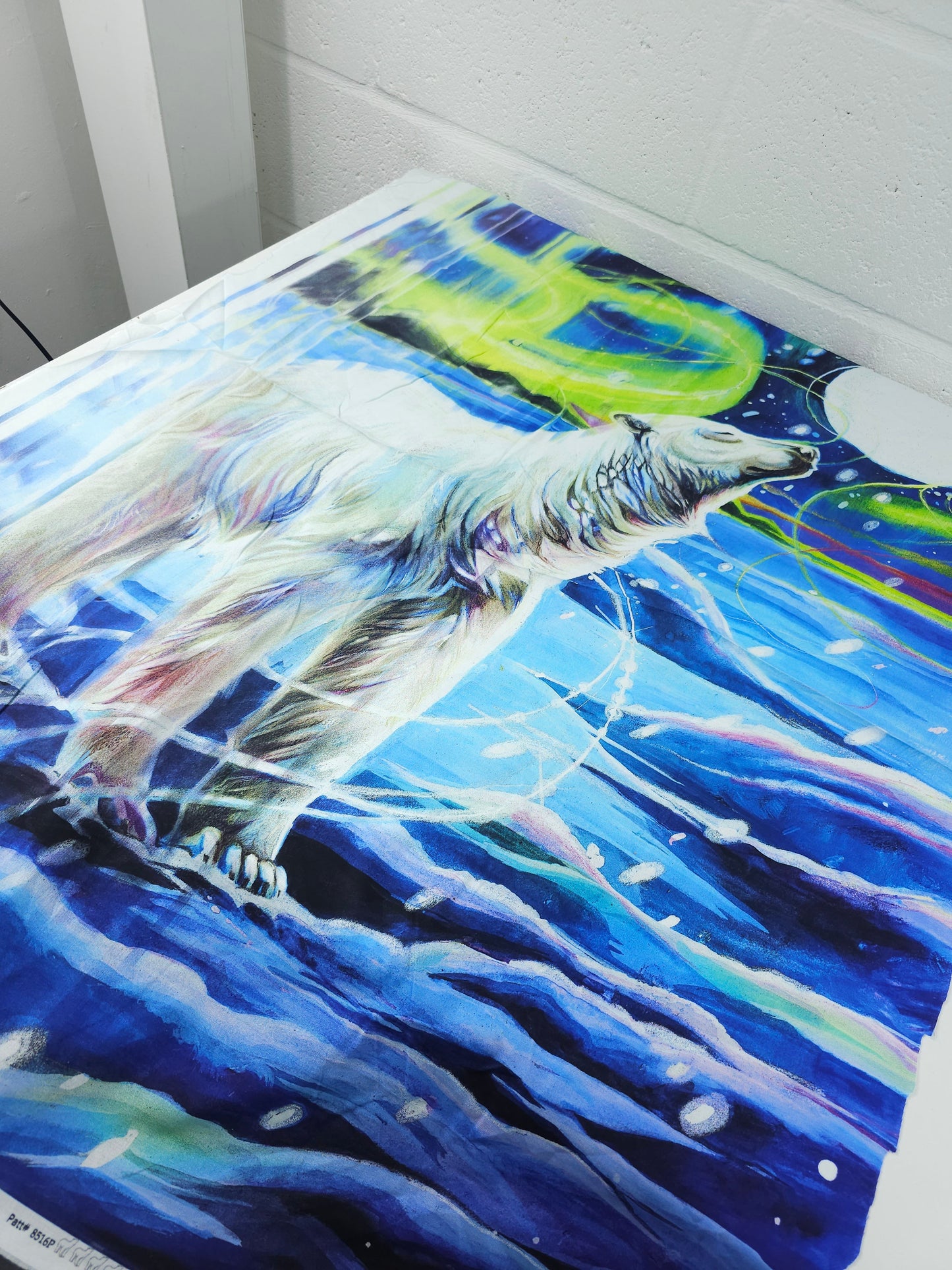 Polar Bear Tundra 100% Cotton - 80cm Panel