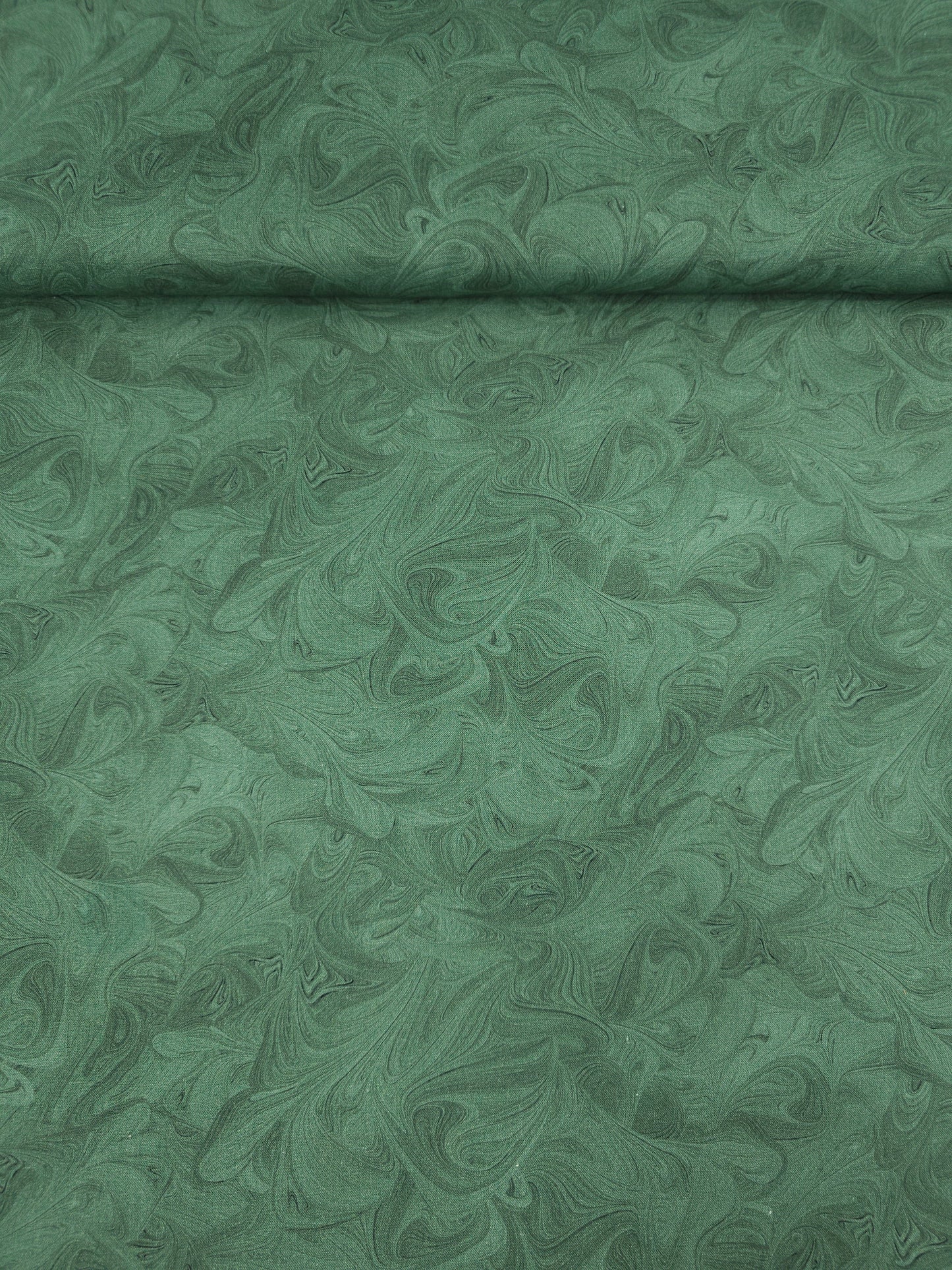 Forest Green Marble Swirl 100% Cotton 114" *EXTRA WIDE*