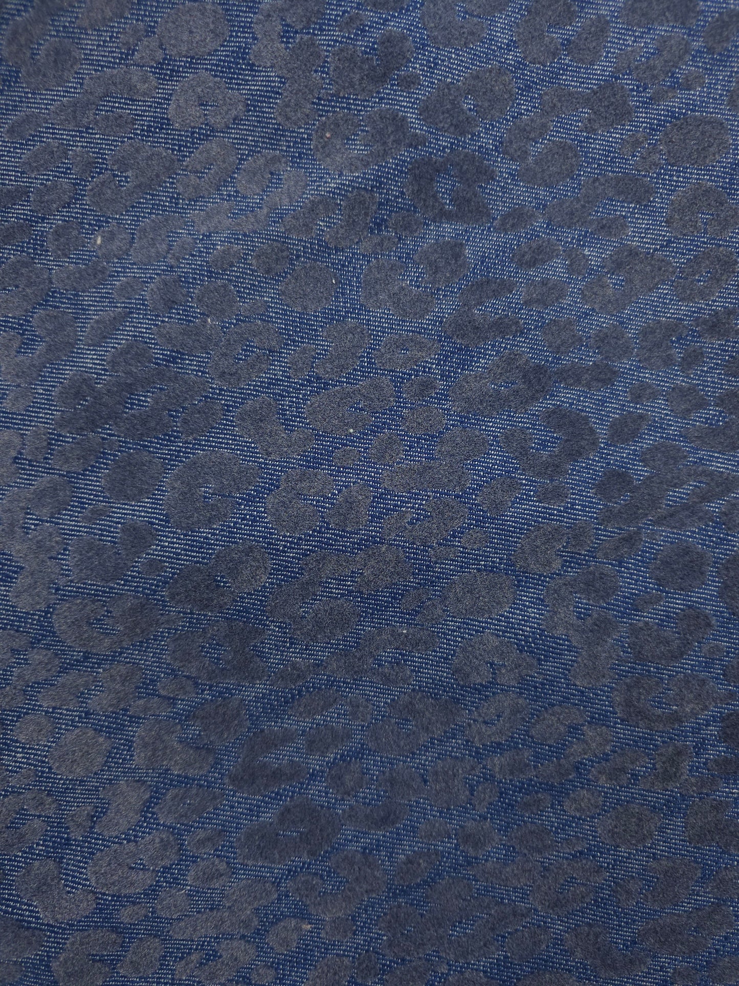 Blue Leopard Dressmaking Denim