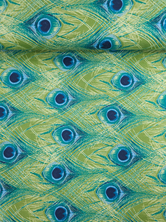Peacock Feathers 100% Cotton 103" *EXTRA WIDE*