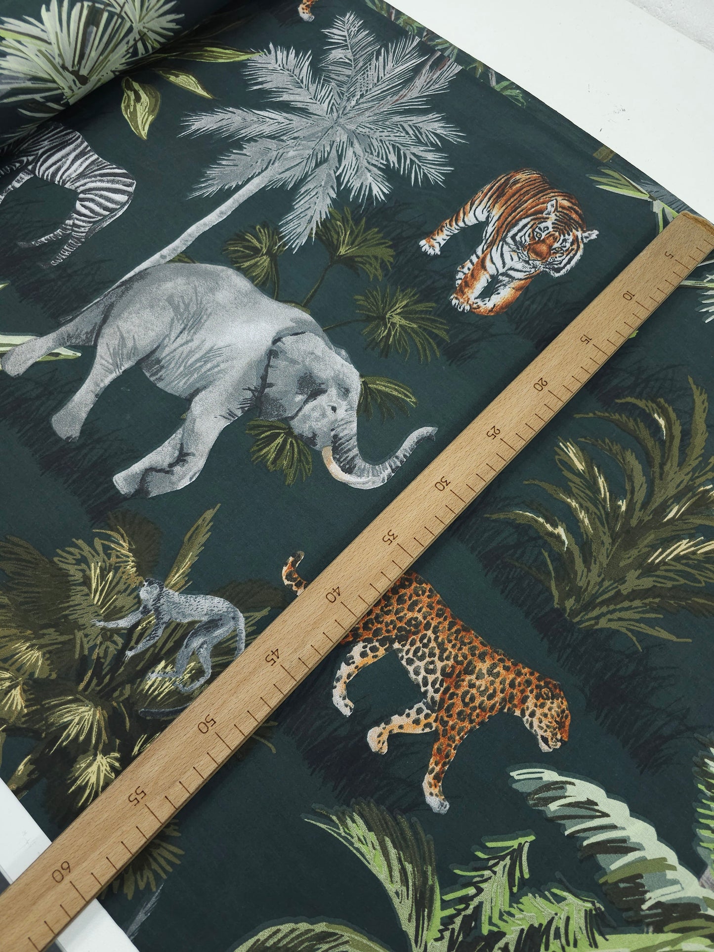 Safari Animal Palm 100% Cotton 90" *EXTRA WIDE*