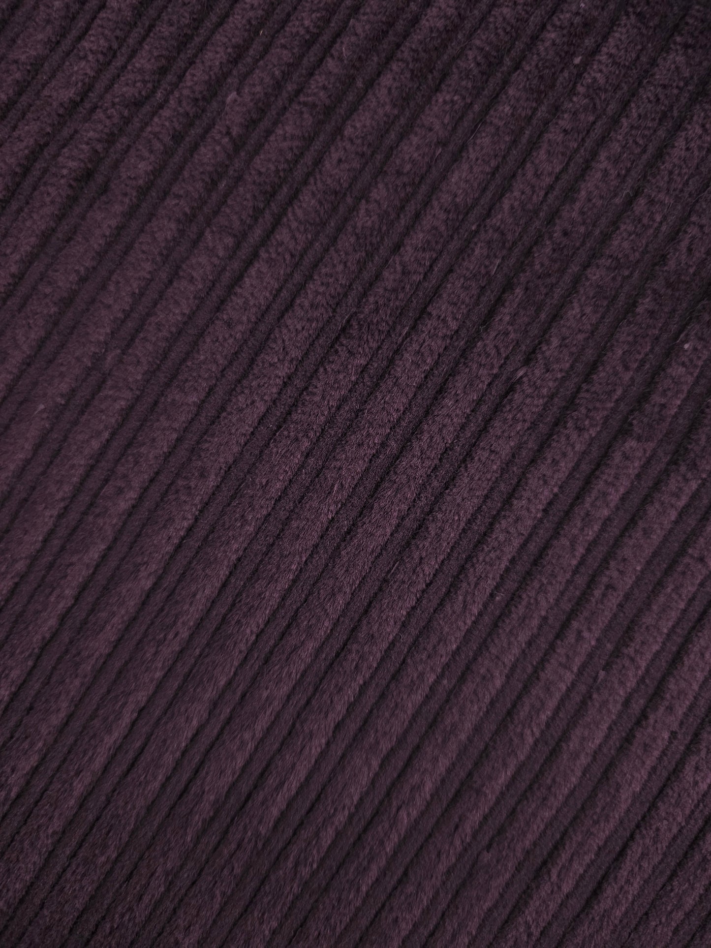 Deep Plum Purple Corduroy
