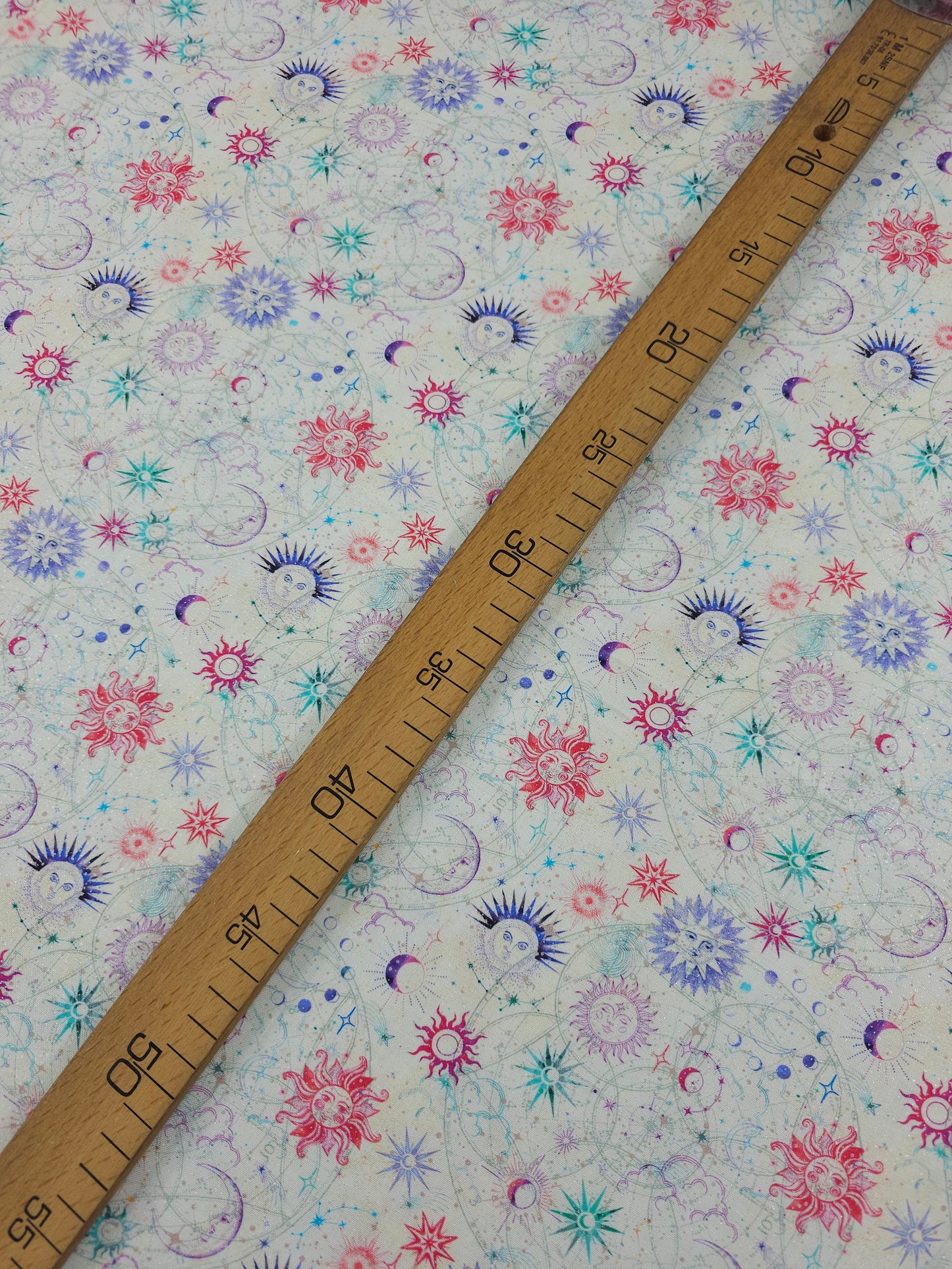 Ivory Celestial Skies 100% Cotton - Benartex