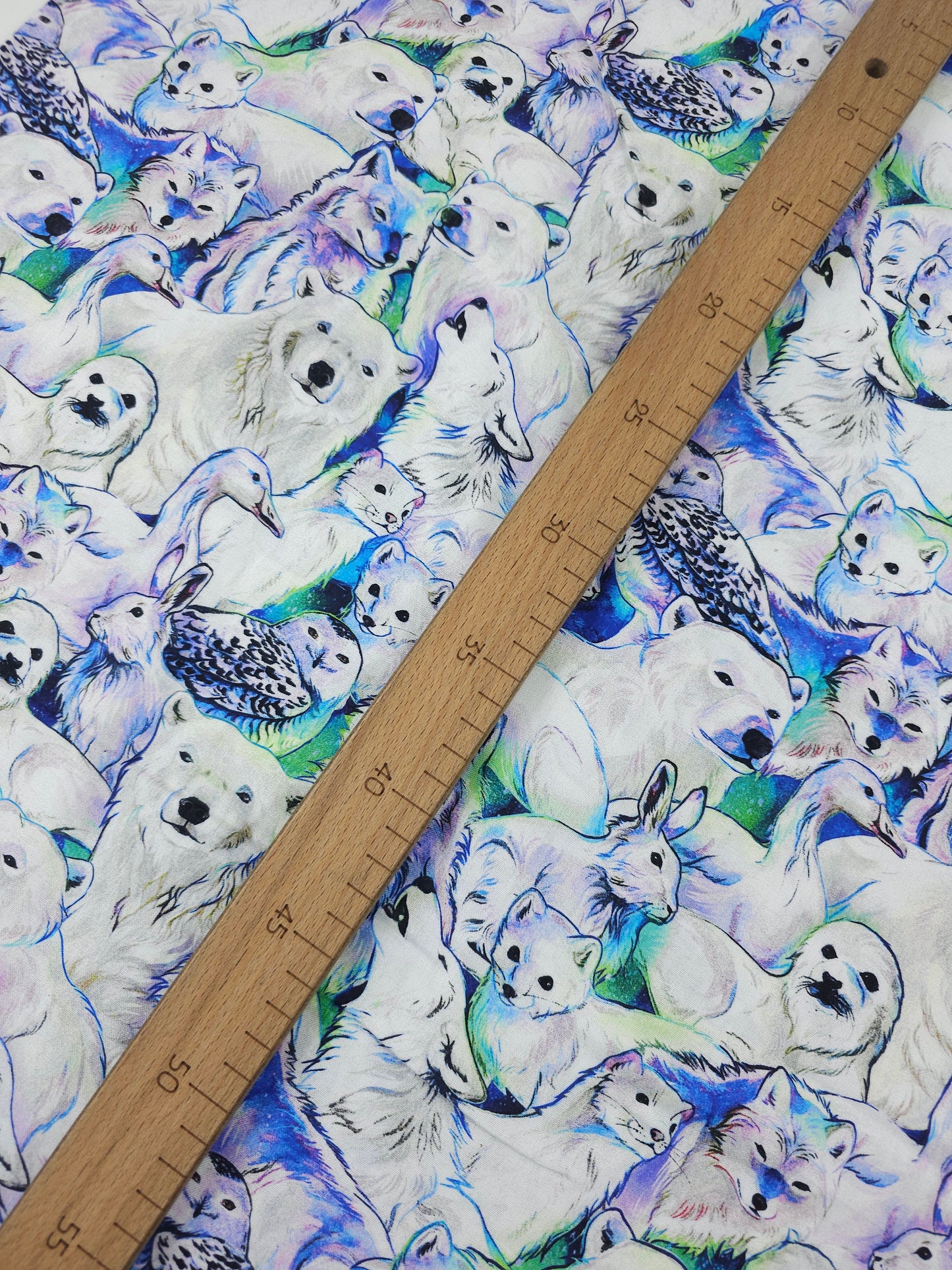 Snowy Animal Kingdom 100% Cotton