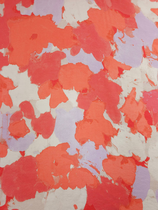 Coral/Lilac Watercolour Smudge Modal