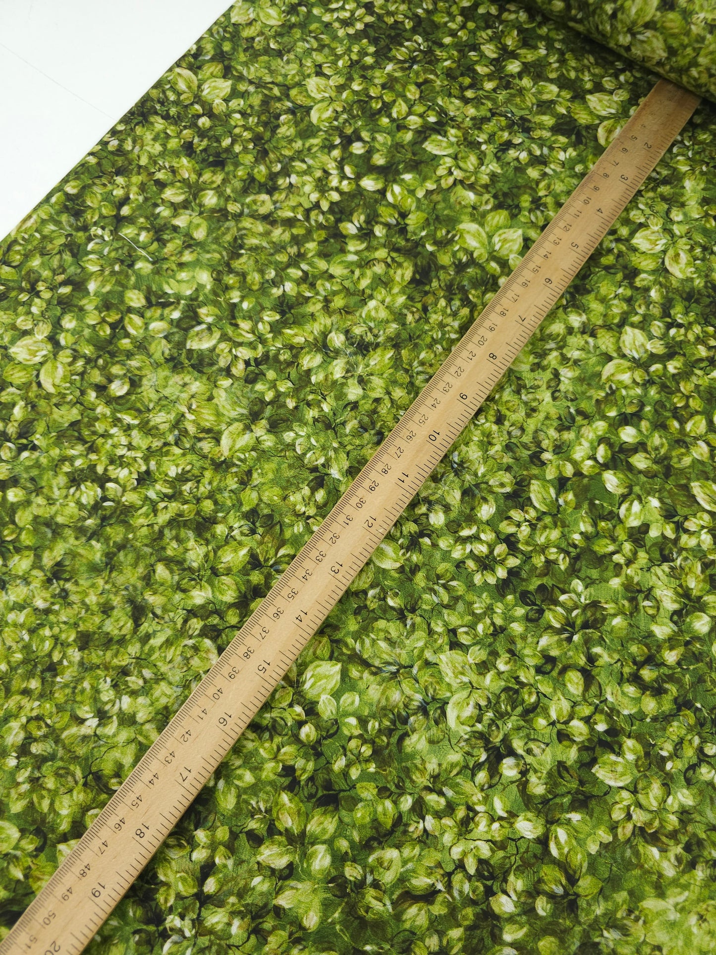 Olive Floral Fantasy 100% Cotton