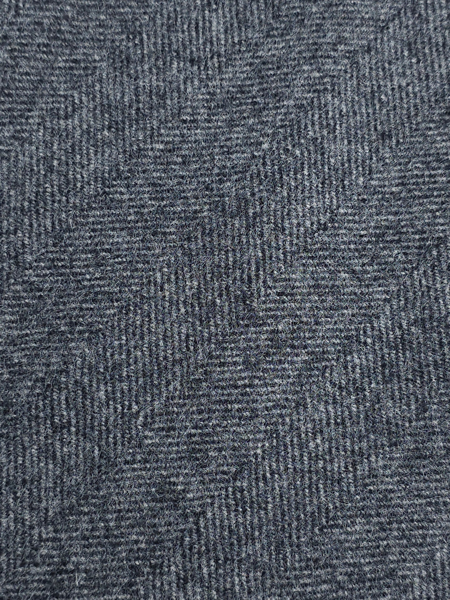 Grey Herringbone Mediumweight 100% Wool *ABRAHAM MOON*