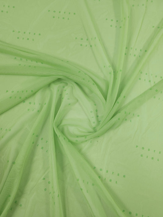 Light Green Statement Mesh *POSTER GIRL*