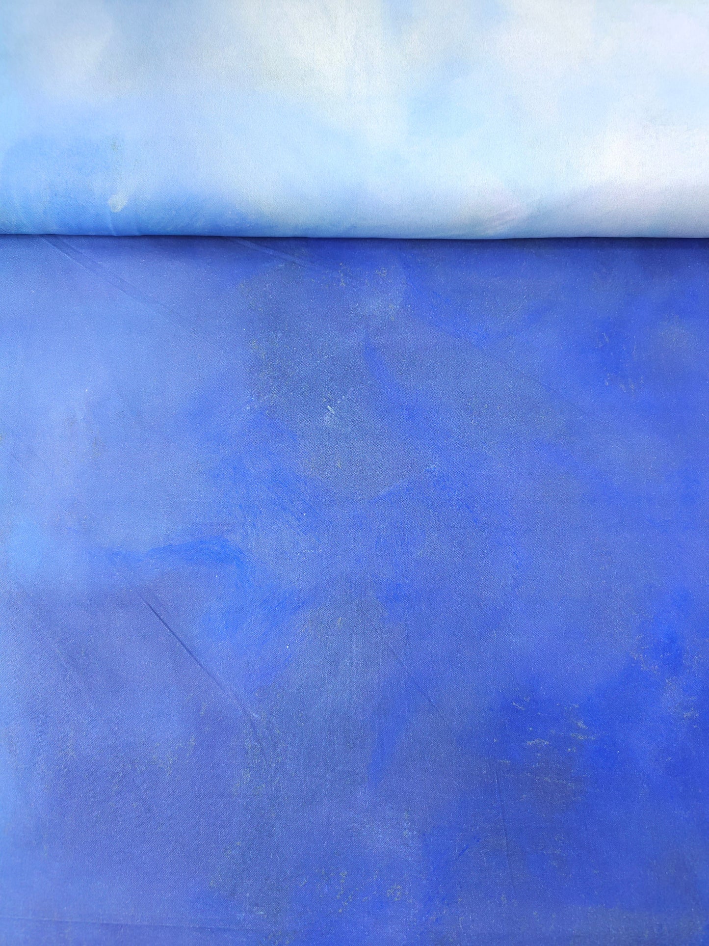 Light/Dark Blue Tie Dye 100% Cotton 106" - Robert Kaufman *EXTRA WIDE*