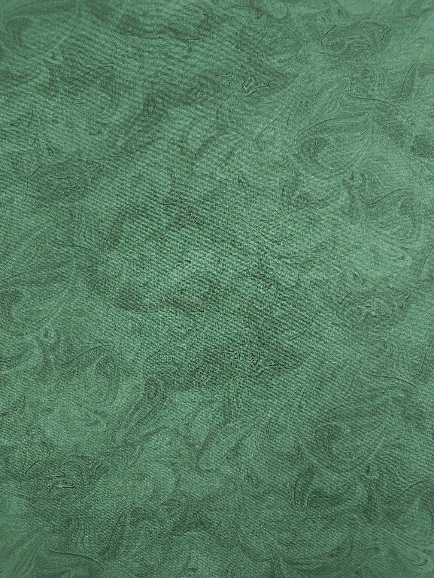 Forest Green Marble Swirl 100% Cotton 114" *EXTRA WIDE*