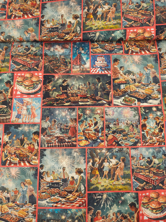 Fourth Of July Celebration 100% Cotton