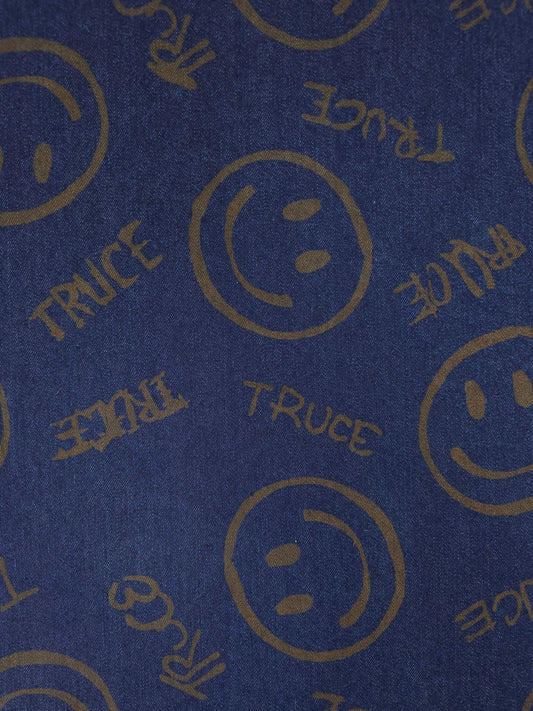 Indigo Navy Smiley Truce Denim