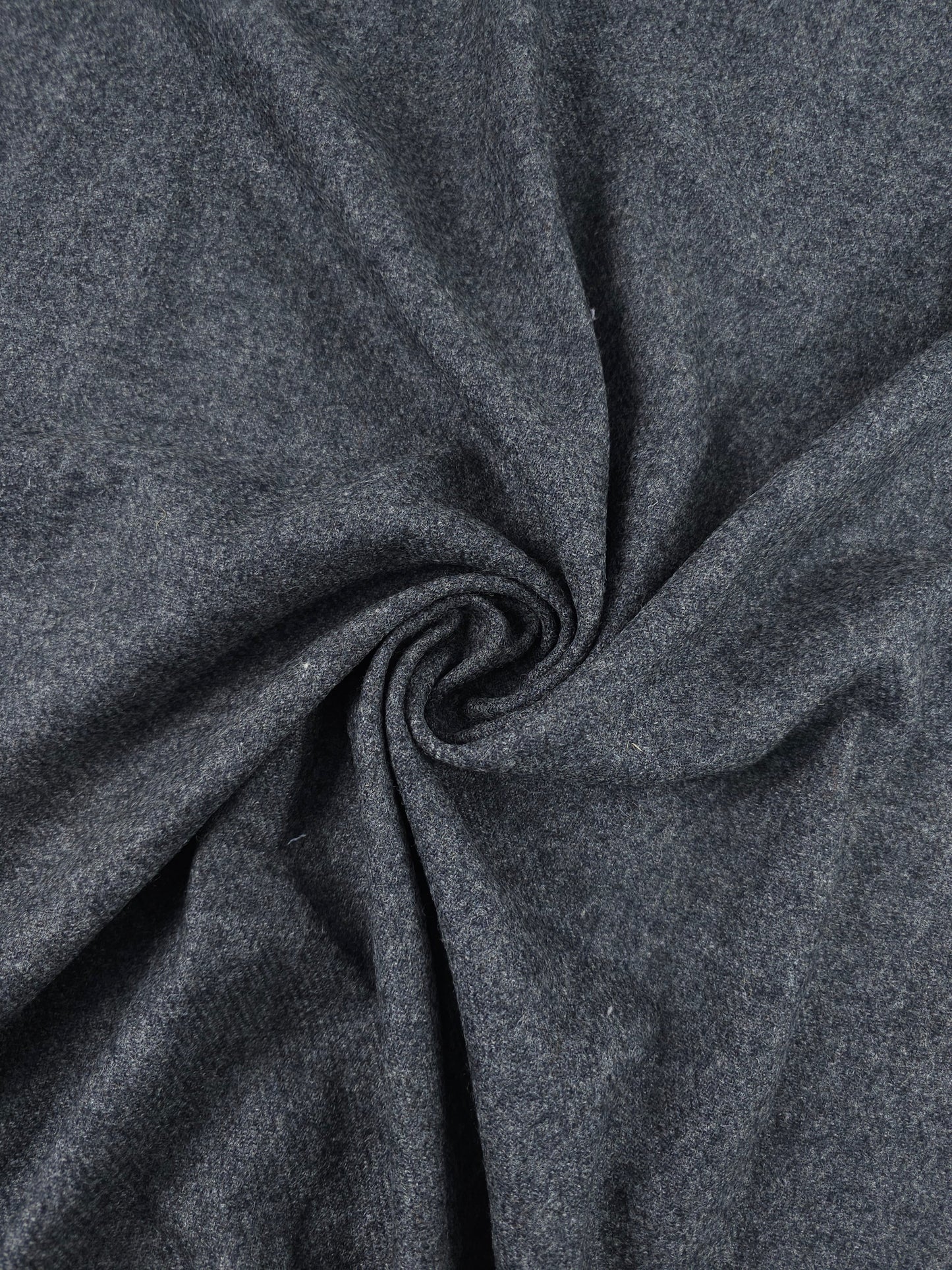Dark Grey Twill Soft 100% Wool *ABRAHAM MOON*