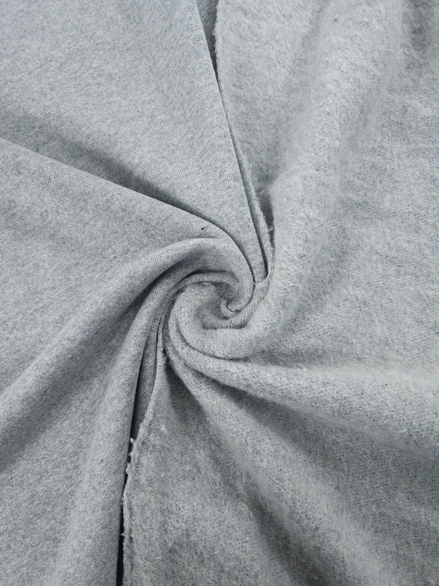 Light Grey Marl Fleece Backed Terry