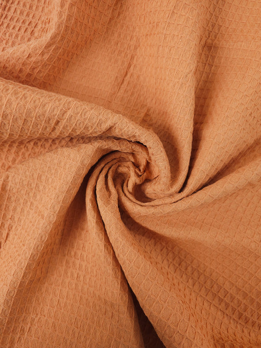Orange Waffle Cotton