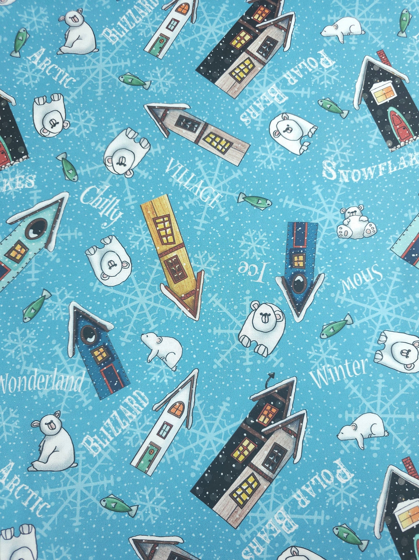 Arctic Blizzard 100% Cotton