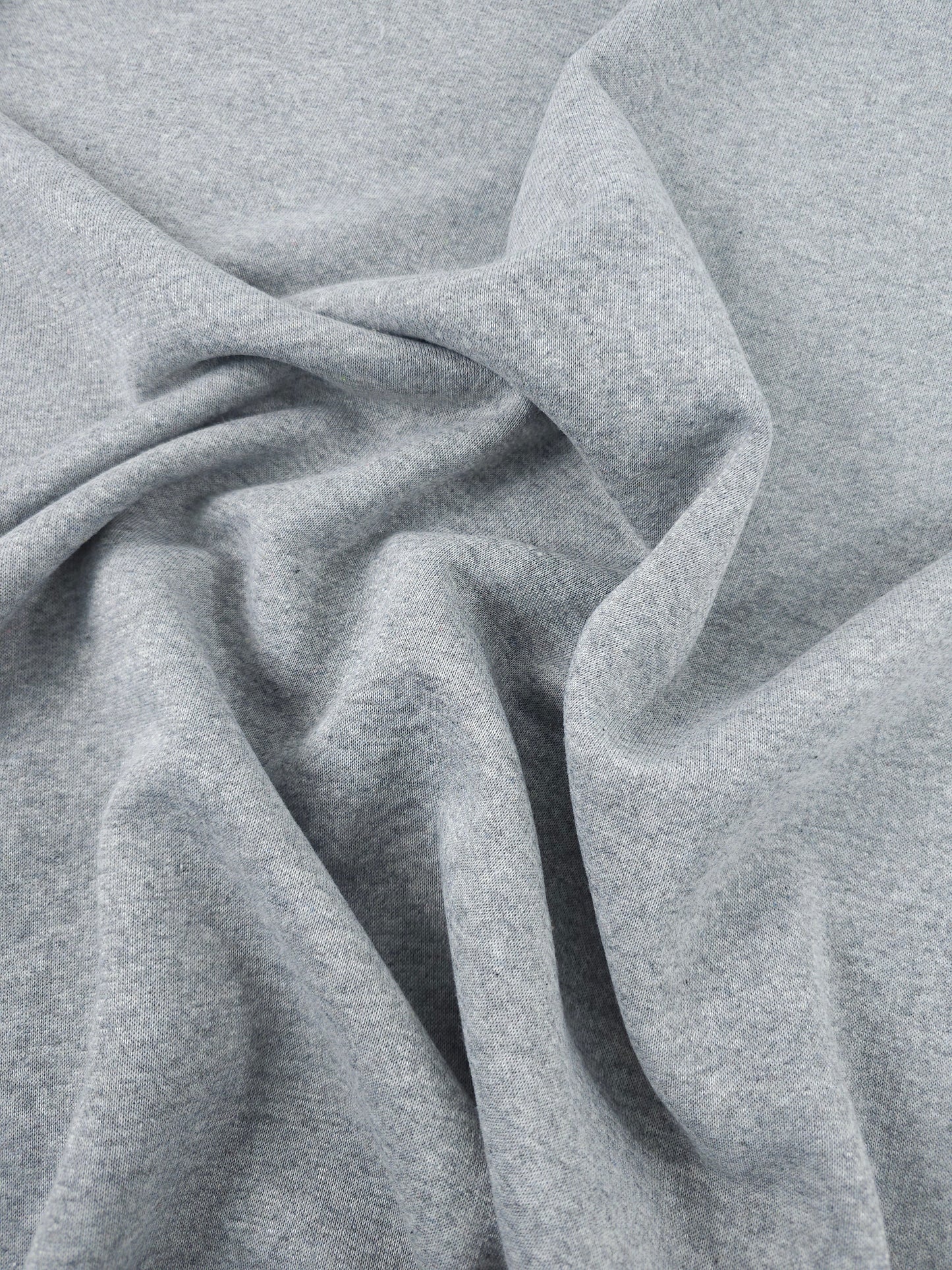 Light Grey Marl Fleece Backed Terry